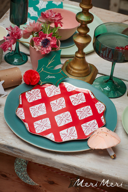 Тарелки маленькие "Новогодние" 8 шт.