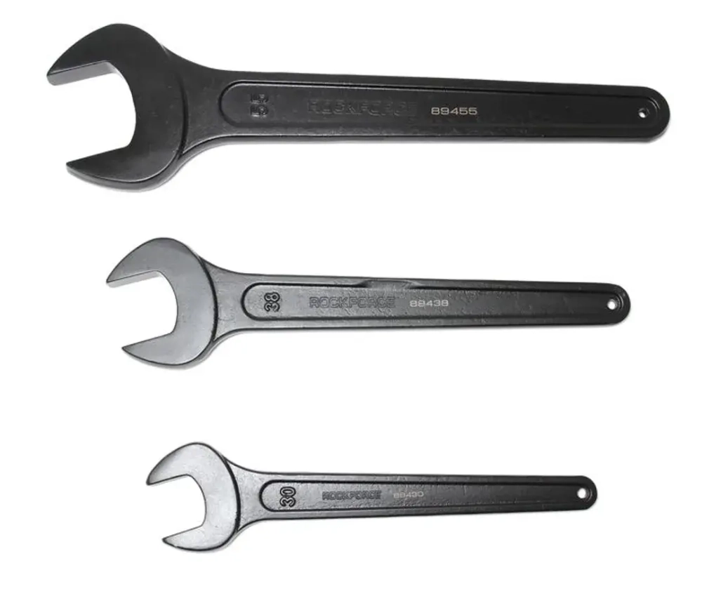Ключ рожковый ударный односторонний удлиненный 80мм (L-485мм) RockForce##Rock FORCE RF-89480