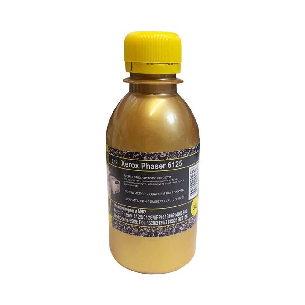 Тонер для XEROX Phaser 6125/6130/6500/С1100 (30гр, желтый, NonChem) Gold ATM