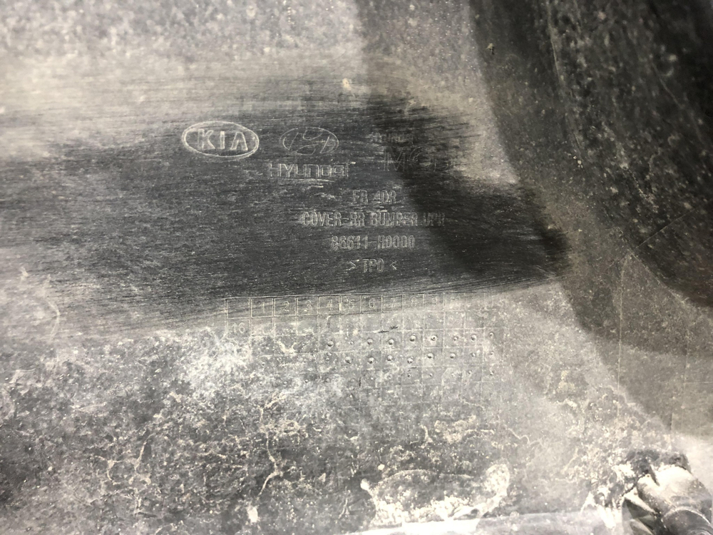 Бампер задний Kia Rio 4 (FB) 17-20 Б/У Оригинал 86611H0000