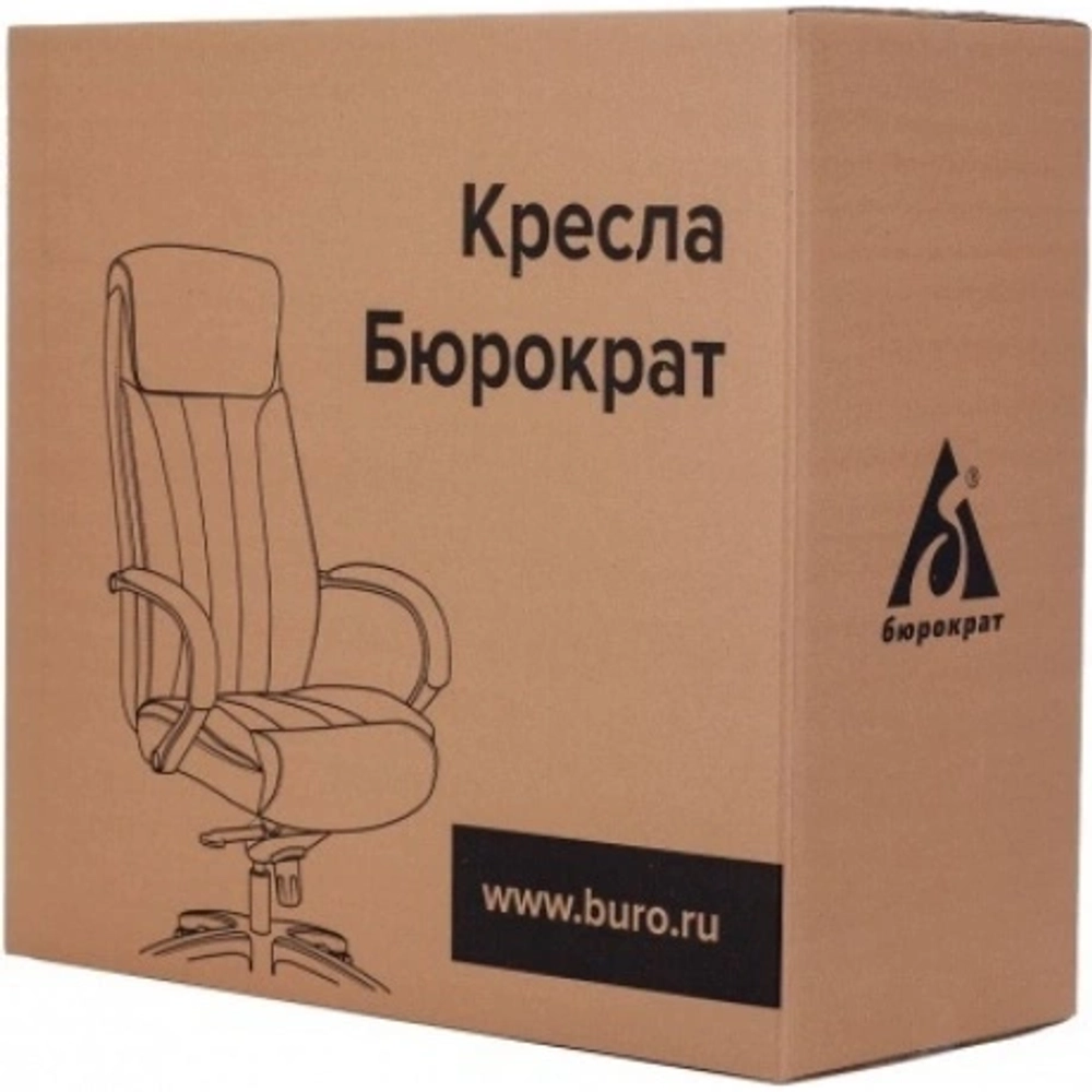 Кресло руководителя Бюрократ T-9927WALNUT-LOW черный кожа низк.спин. крестовина металл/дерево