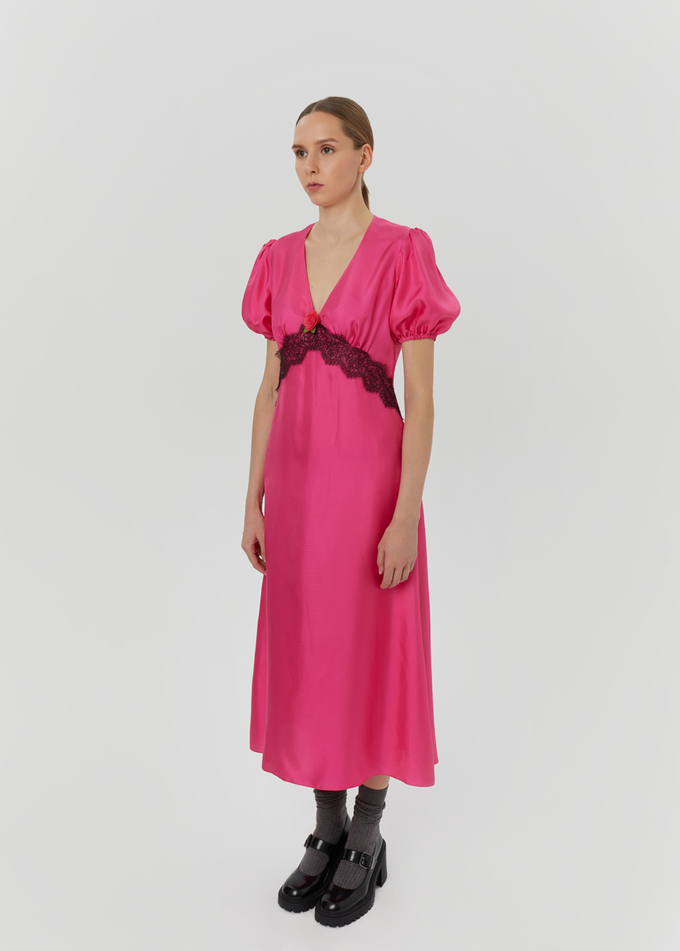 Плаье "Пион", фуксия