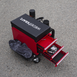 WDK-86032 Табурет механика с 3 инструментальными ящиками, г/п 110 кг