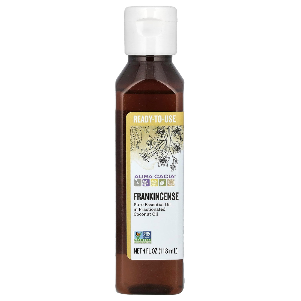 Aura Cacia, Чистое эфирное масло, ладан, 118 мл (4 жидк. унц.)