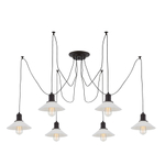 Citilux Эдисон CL451062 Люстра паук Венге