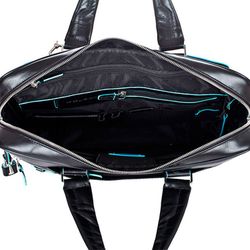 Сумка мужская Piquadro Blue Square черная телячья кожа (CA2849B2/N) 5