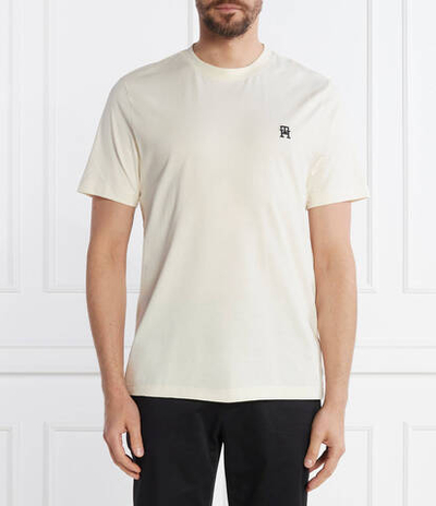 Футболка MONOGRAM IMD TEE Tommy Hilfiger - экрю(MW0MW33987)