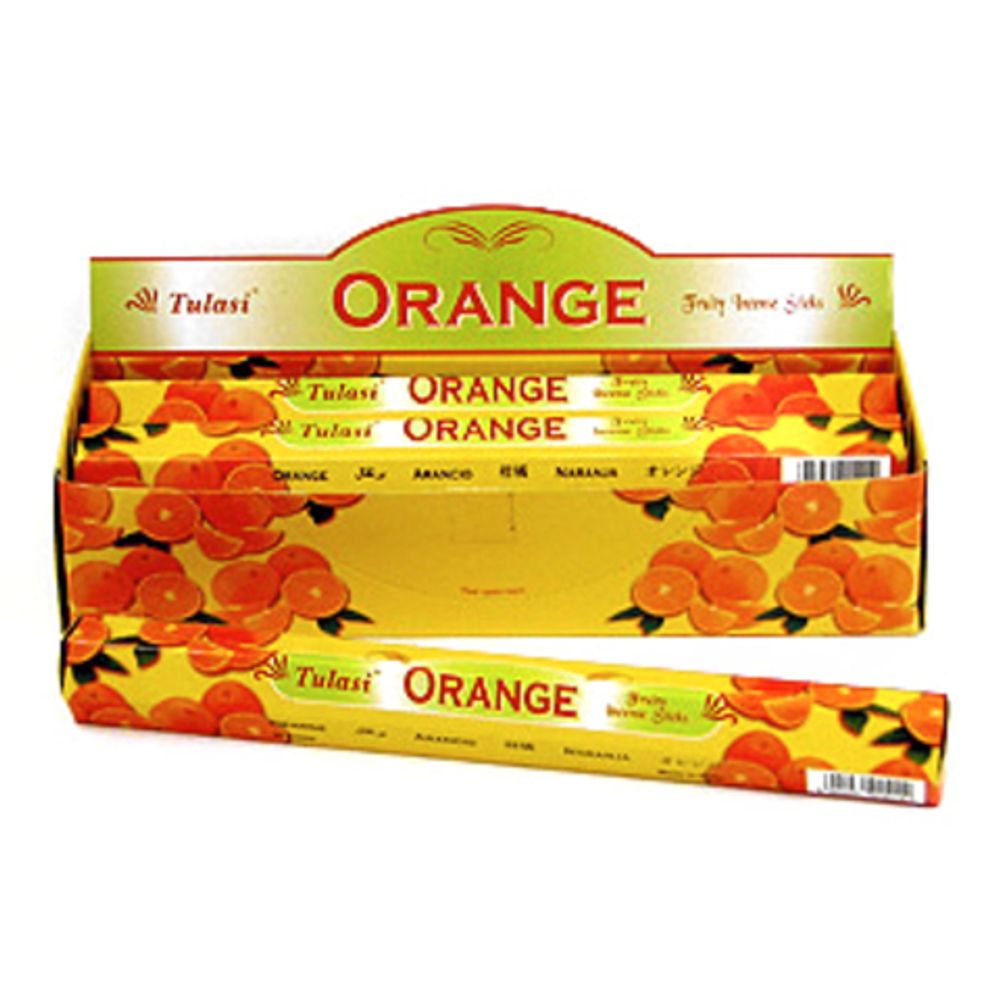 Tulasi Orange шестигранник Благовоние Апельсин