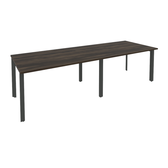 Onix Стол переговорный O.MP-PRG-2.3 Дуб Мали/Металл Антрацит 2760*980*750