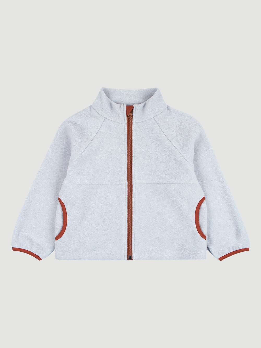 Флисовая куртка на молнии Mjölk Серебро