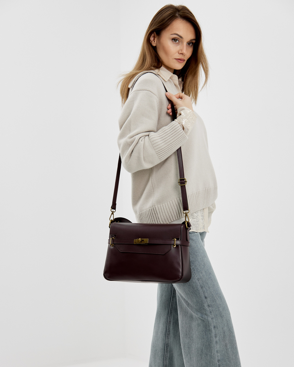 Сумка 557 01 бордовый