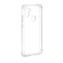 Противоударный силиконовый чехол TPU Clear case для Samsung Galaxy A11 / M11 (Прозрачный)