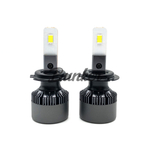 Светодиодная автолампа головного света Sariti T7/H7 3 цвета с вентилятором, 12V