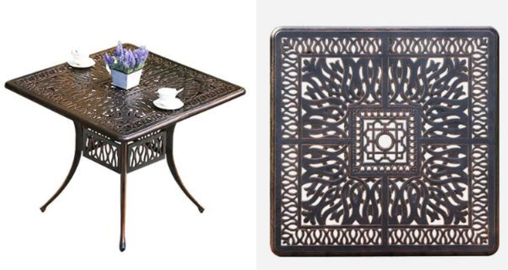 Стол из литого алюминия Феникс(Fenix)