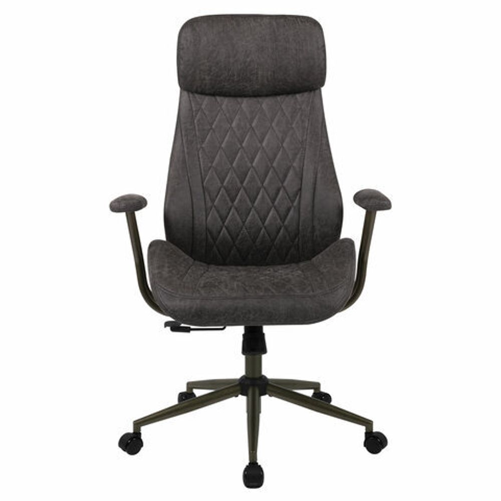 Кресло BRABIX PREMIUM "Dakota EX-572", синхромеханизм, искусственная замша, темно-серый, 532943