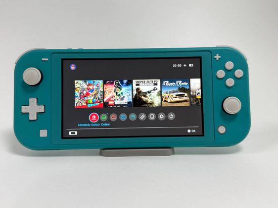 Игровая приставка Nintendo Switch Lite 32GB Бирюзовый SN:XJJ70029555201 (Б/У)