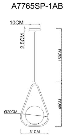 Подвесной светильник Arte Lamp