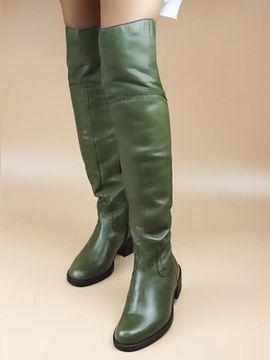 Женские сапоги | 6102 (зеленый)