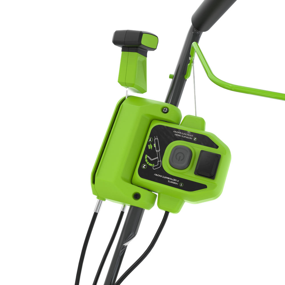 Снегоуборщик аккумуляторный бесщеточный Greenworks GD40STX2, 40V, 51 см, с 1хАКБ 4 Ач и ЗУ (2603407UB)