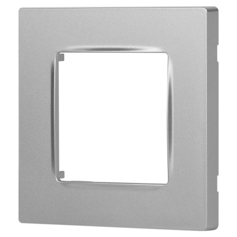 Рамка для розеток и выключателей ЭРА Серия 12 12-5201-03 на 1 пост, Классик, алюминий