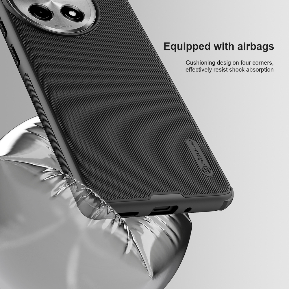 Чехол усиленный от Nillkin c встроенным круглым магнитом для OnePlus Ace 3 и 12R, серия Super Frosted Shield Pro Magnetic Case