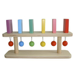 Тактильно-развивающая панель Разноцветное домино