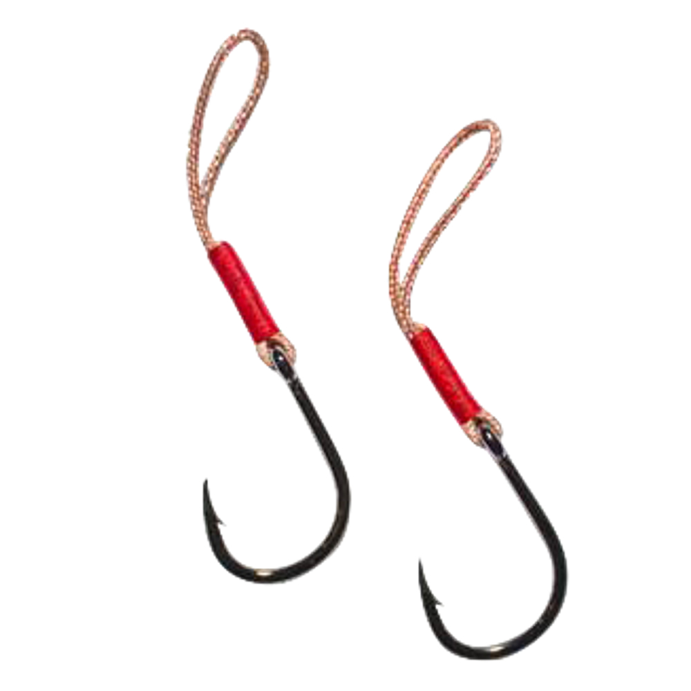 Крючок Bassday с поводком Support Hook Black M 3шт