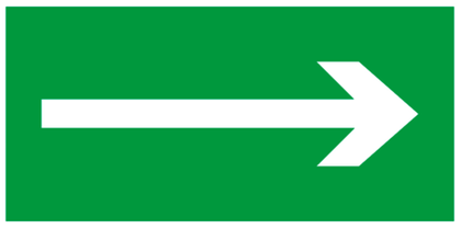 Е 24-01 "Направляющая стрелка вправо"