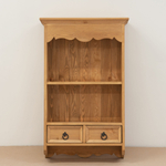 Шкаф навесной Прованс 2 ящика для кухни и ванной из массива сосны, бежевый