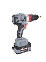 Аккумуляторная бесщеточная ударная дрель MKDHP-18V (18В,Li-ion-2шт, 4.0Ач, 90Нм, 2 скорости, З/У, в кейсе)