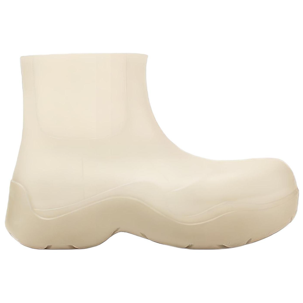 Bottega Veneta Puddle Rain Boots Rubber Classic Ankle Boots Women"s White