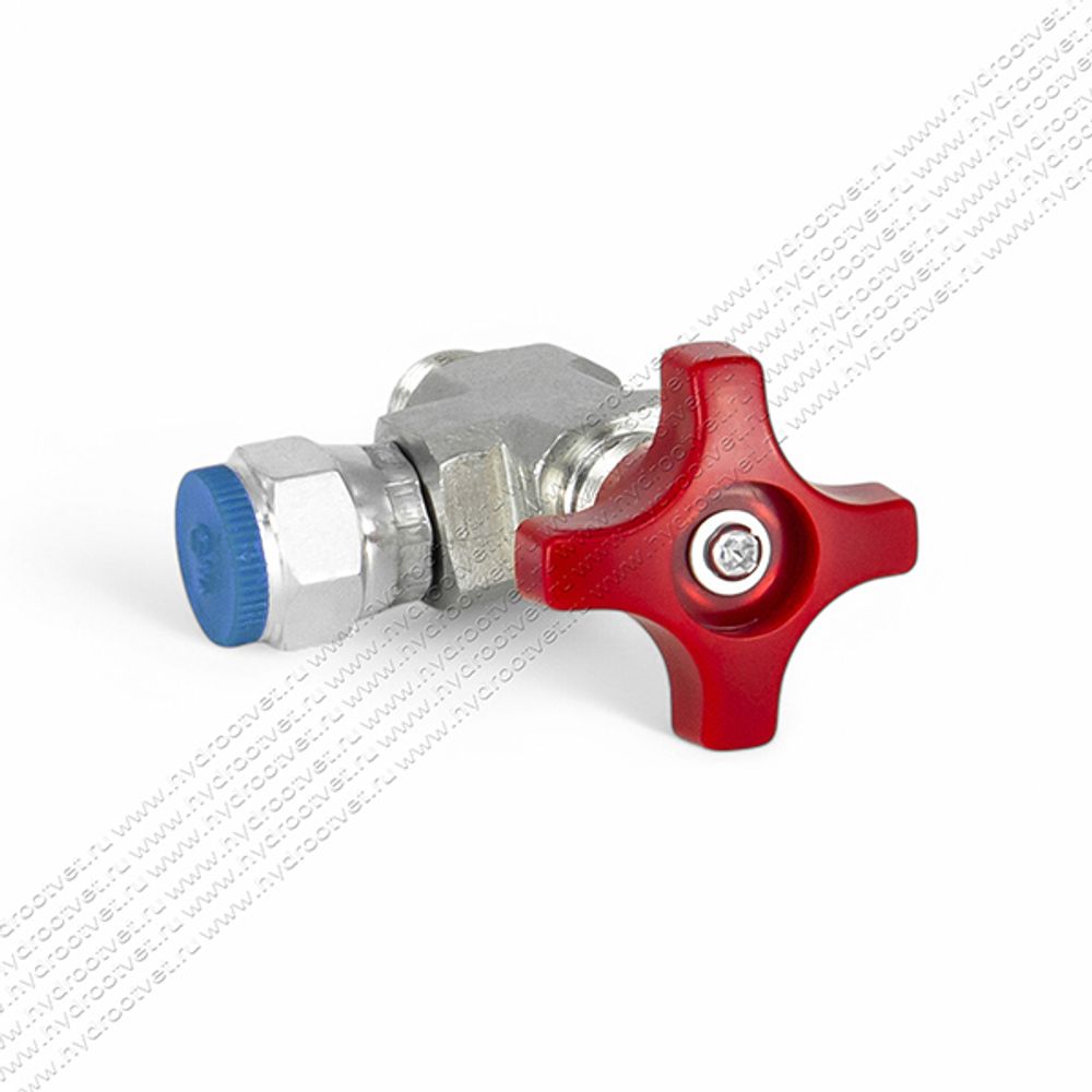 FT291-14 - Кран манометра угловой R1/4"-G1/4"