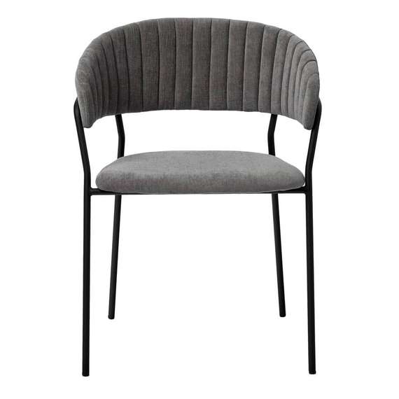 Стул Turin темно-серый с чёрными ножками