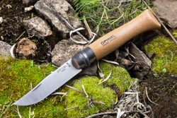 Нож Opinel №9, нержавеющая сталь, бук