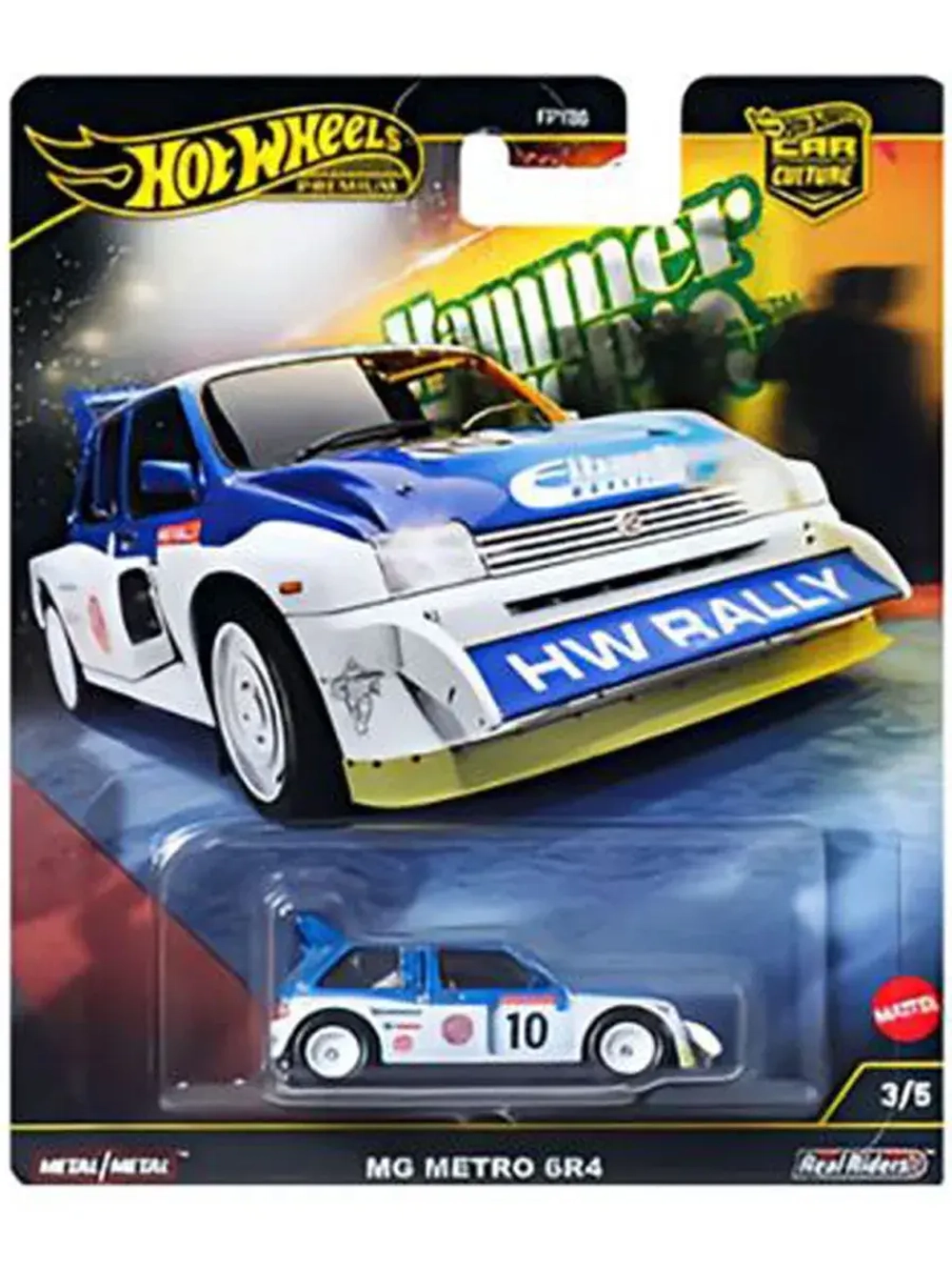 Машинка Хот Вилс Премиум MG Metro 6R4 FPY86 HRW09
