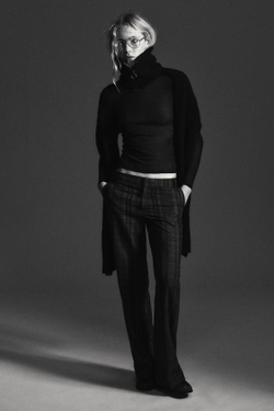 ZARA БРЮКИ В КЛЕТКУ, СЕРЫЙ/НЕЖНО-КОРИЧНЕВЫЙ