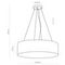 Подвесной светильник TK Lighting 1038 Rondo Granatowe