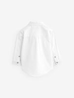 Рубашка с вышивкой для мальчика Next K83-251, Белый