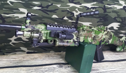 Орбибольный пулемет M249 камуфляж "Премиум"