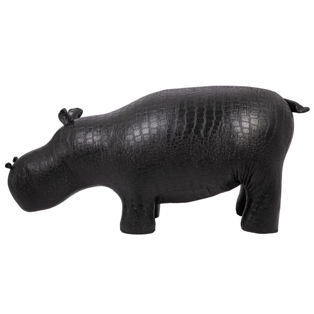 Банкетка Пуф Бегемот Черный малый