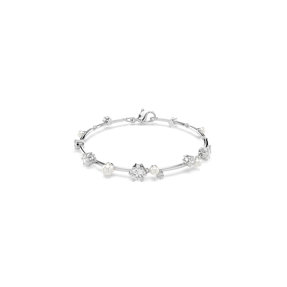 CONSTELLA:BRACELET PEARL WHI/RHS M