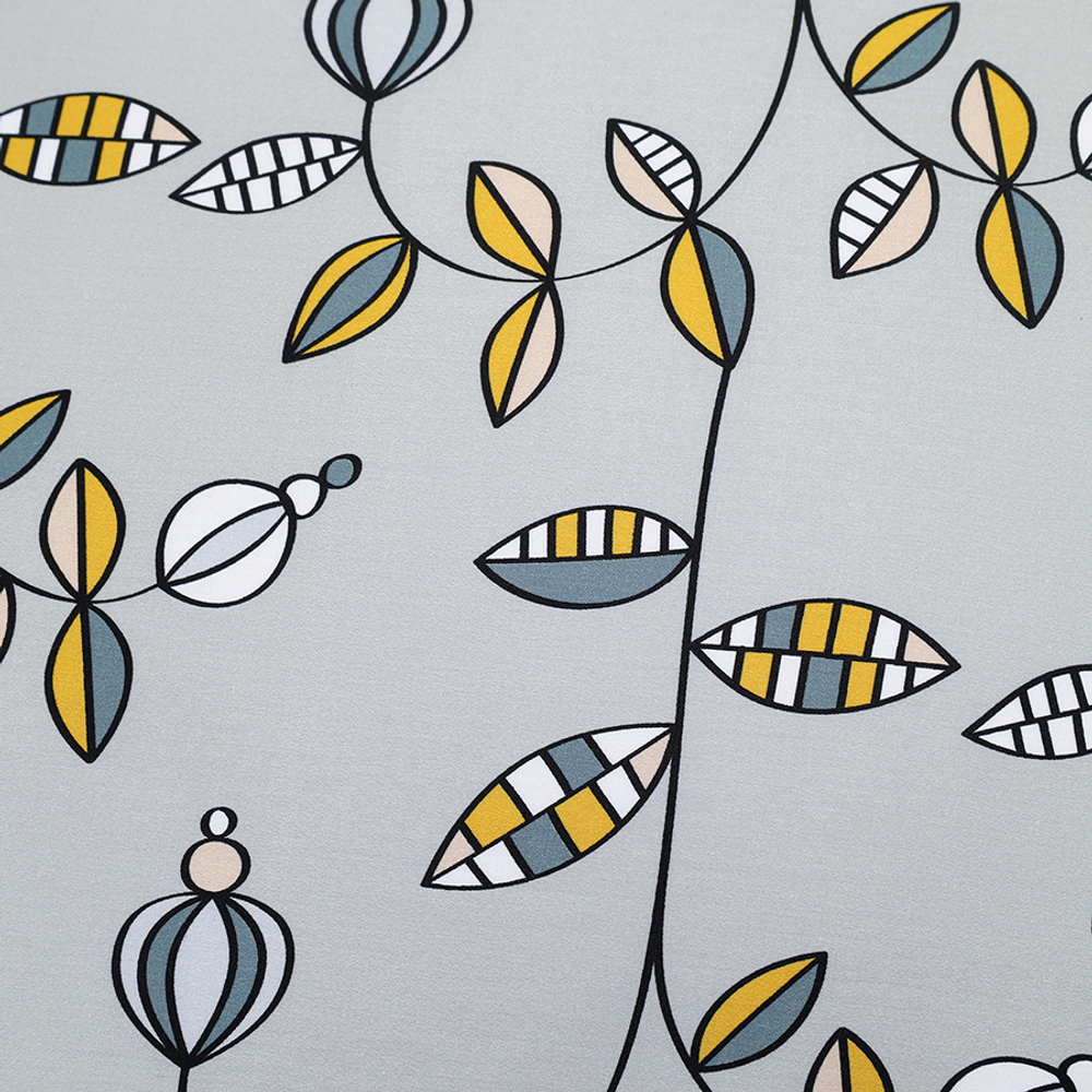 Набор наволочек "Ягоды тайги" из премиального сатина из коллекции russian north, 50х70 см