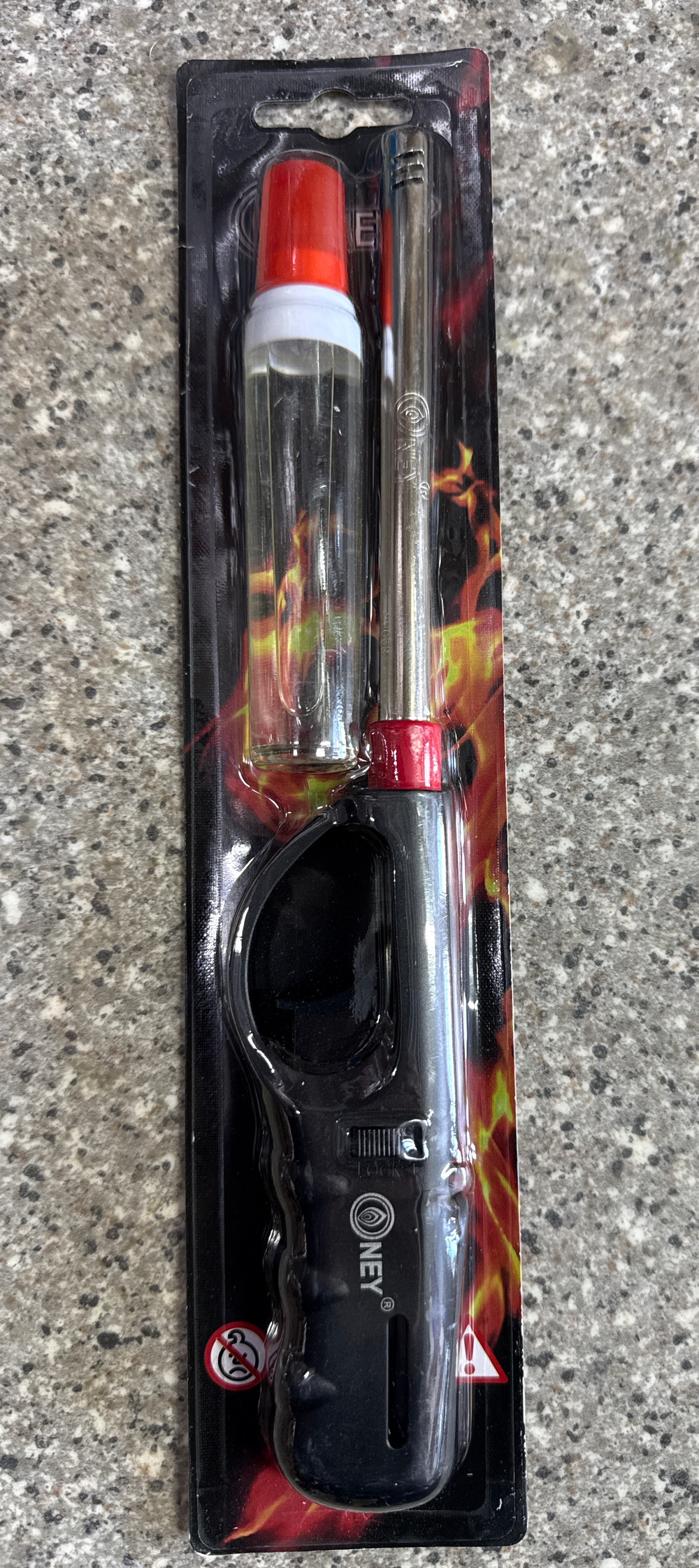 Зажигалка с газом для плит цветная ручка NO.777