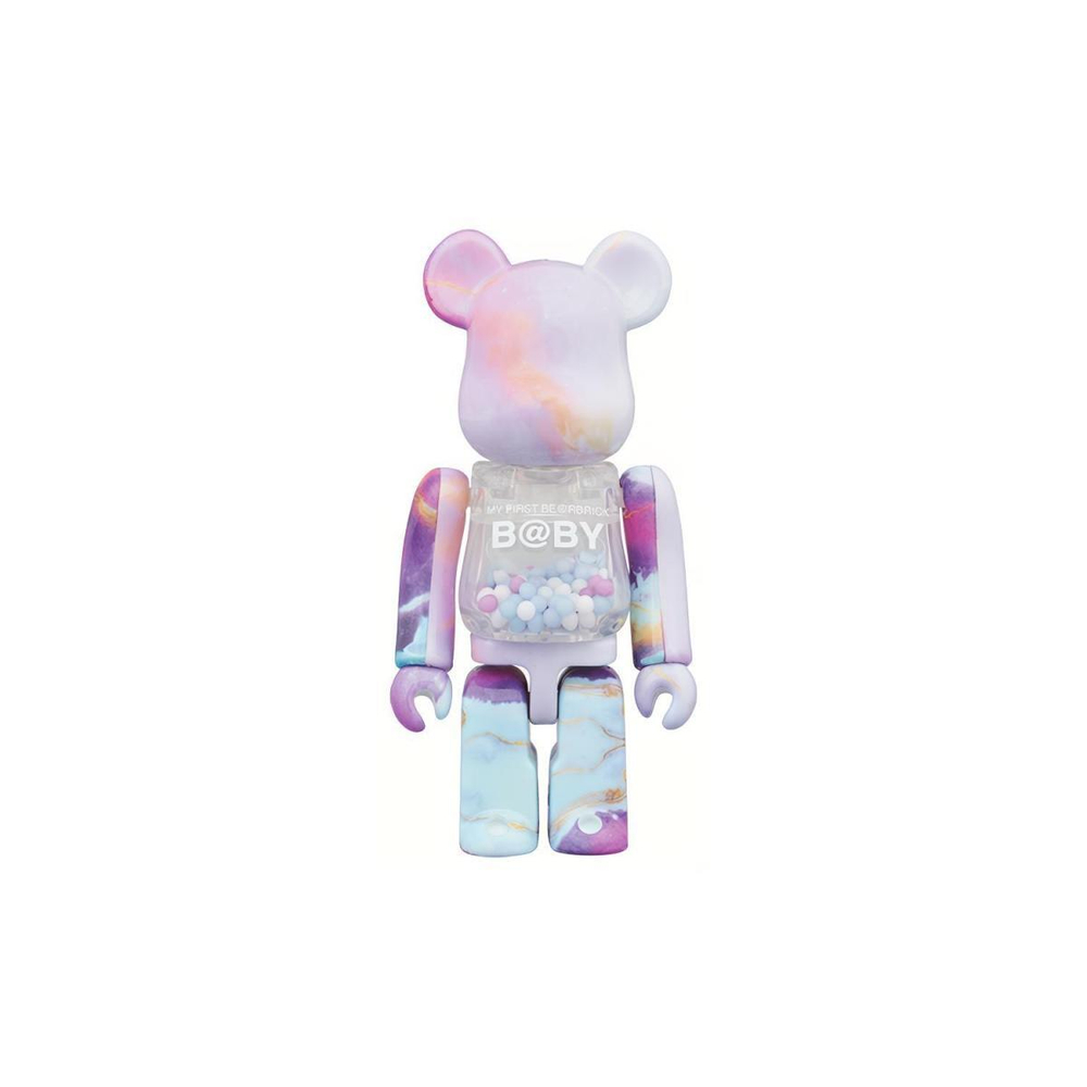 Дизайнерские игрушки BE@RBRICK MY FIRST B@BY MARBLE Ver. 100%+400% 7cm/28cm, 2434339-609103099