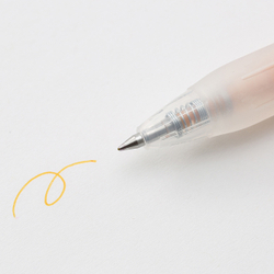 Гелевая ручка Muji Knock 0,5 мм (Kiiro - желтая)