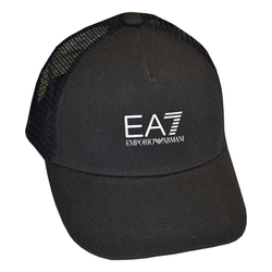Теннисная кепка EA7 Man Woven Baseball Hat - ebony/white