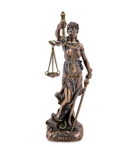 WS-1227 Статуэтка «Фемида - богиня правосудия»
