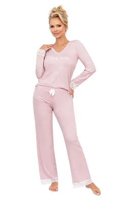 Simply long pyjamas Powder Pink