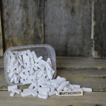 Колотый натуральный камень Bianca Carrara, 350 гр