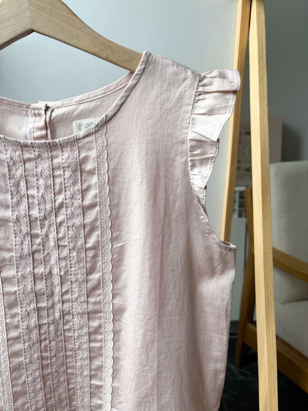 Хлопковая блузка Gymboree, 140